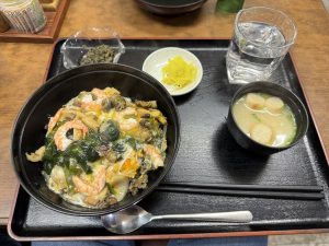 志賀島、曙丼、中西食堂、アワビ
